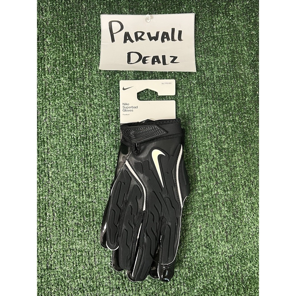 Nike Superbad Gloves 7.0 Size 2XL Football Gloves Black HF5765-091